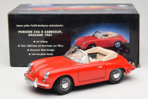 Porsche 356B Cabriolet Red Tchibo 1:18 45703 Diecast — photo 8 of 8