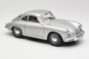 Porsche 356B Silver Bburago 1:18 3021-M1 Diecast — photo 6 of 8