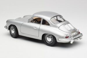 Porsche 356B Silver Bburago 1:18 3021-M1 Diecast — photo 7 of 8