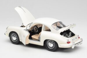 Porsche 356B White Bburago 1:18 3021-M3 Diecast — photo 5 of 8