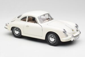 Porsche 356B White Bburago 1:18 3021-M3 Diecast — photo 6 of 8