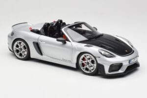 Porsche 718 Spyder RS Weissach Pack GT-Silver Metallic Norev 1:18 187270 Diecast — photo 6 of 8
