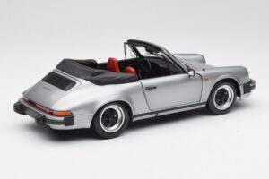 Porsche 911 930 Carrera 3.2 Cabriolet Grey Metallic Minichamps 1:18 100063034 Diecast — photo 3 of 8