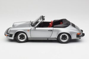 Porsche 911 930 Carrera 3.2 Cabriolet Grey Metallic Minichamps 1:18 100063034 Diecast — photo 4 of 8