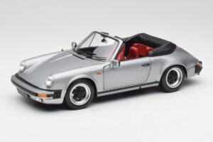 Porsche 911 930 Carrera 3.2 Cabriolet Grey Metallic Minichamps 1:18 100063034 Diecast