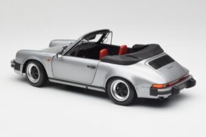 Porsche 911 930 Carrera 3.2 Cabriolet Grey Metallic Minichamps 1:18 100063034 Diecast — photo 7 of 8
