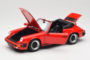 Porsche 911 930 Carrera 3.2 Cabriolet Guards Red Minichamps 1:18 110063030 Diecast — photo 2 of 8