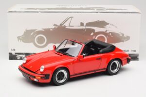 Porsche 911 930 Carrera 3.2 Cabriolet Guards Red Minichamps 1:18 110063030 Diecast — photo 8 of 8
