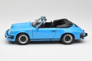 Porsche 911 930 Carrera Cabriolet Blue Minichamps 1:18 100063032 Diecast — photo 4 of 8