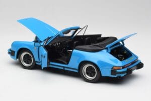 Porsche 911 930 Carrera Cabriolet Blue Minichamps 1:18 100063032 Diecast — photo 5 of 8
