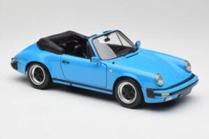 Porsche 911 930 Carrera Cabriolet Blue Minichamps 1:18 100063032 Diecast — photo 6 of 8