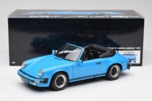 Porsche 911 930 Carrera Cabriolet Blue Minichamps 1:18 100063032 Diecast — photo 8 of 8