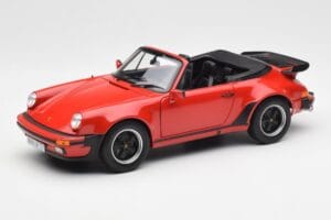 Porsche 911 930 Turbo Cabriolet Red Norev 1:18 187664 Diecast