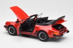 Porsche 911 930 Turbo Cabriolet Red Norev 1:18 187664 Diecast — photo 5 of 8