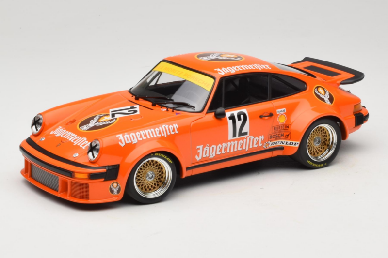 Porsche 911 934 Jagermeister #12 H. Kelleners Winner ADAC Eifelrennen DRM 1976 Minichamps 1:18 155766412 Diecast