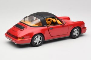 Porsche 911 964 Carrera 2 Targa Red Anson 1:18 30305-W Diecast — photo 3 of 8