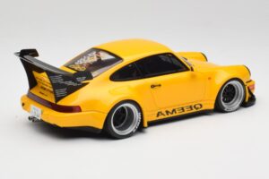 Porsche 911 964 RWB Keema Yellow GT Spirit 1:18 GT492 Resin — photo 2 of 6
