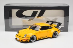 Porsche 911 964 RWB Keema Yellow GT Spirit 1:18 GT492 Resin — photo 6 of 6