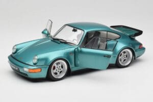 Porsche 911 964 Turbo Wimbledon Green Metallic Solido 1:18 S1803407 Diecast — photo 2 of 8