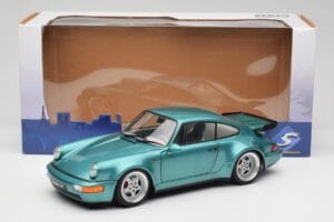 Porsche 911 964 Turbo Wimbledon Green Metallic Solido 1:18 S1803407 Diecast — photo 8 of 8