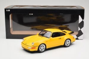 Porsche 911 964 Turbo Yellow Minichamps 1:18 155069100 Diecast — photo 6 of 6