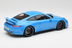 Porsche 911 991 Carrera 4S Aerokit Blue GT Spirit 1:18 GT085 Resin — photo 2 of 6