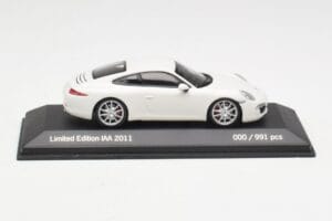 Porsche 911 991 Carrera S White IAA Frankfurt 2011 Minichamps 1:43 WAX20100090 Diecast — photo 3 of 5