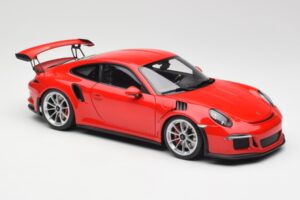 Porsche 911 991 GT3 RS Guards Red Silver Wheels AUTOart 1:18 78165 Diecast — photo 6 of 8