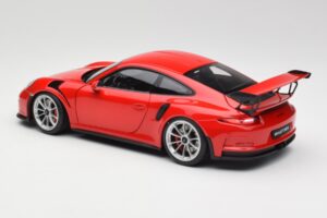 Porsche 911 991 GT3 RS Guards Red Silver Wheels AUTOart 1:18 78165 Diecast — photo 7 of 8