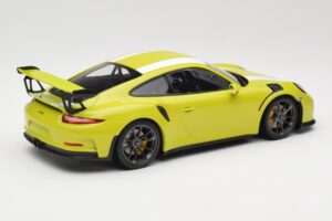 Porsche 911 991.1 GT3 RS Lizard Green & Stripes Minichamps 1:18 155066224 Diecast — photo 2 of 6