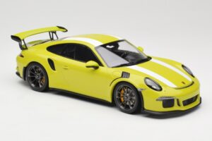 Porsche 911 991.1 GT3 RS Lizard Green & Stripes Minichamps 1:18 155066224 Diecast — photo 4 of 6