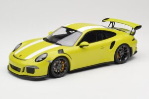 Porsche 911 991.1 GT3 RS Lizard Green & Stripes Minichamps 1:18 155066224 Diecast