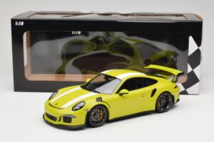 Porsche 911 991.1 GT3 RS Lizard Green & Stripes Minichamps 1:18 155066224 Diecast — photo 6 of 6