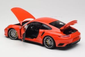 Porsche 911 991 Turbo S Lava Orange Minichamps 1:18 110067120 Diecast — photo 5 of 8