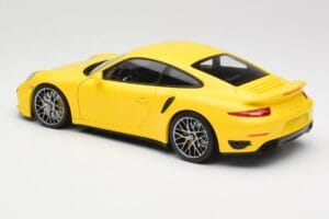 Porsche 911 991 Turbo S Yellow With Silver Wheels Minichamps 1:18 110062322 Diecast — photo 5 of 8