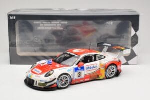 Porsche 911 991.1 GT3 R #3 Frikadelli Racing N. Siedler / K. Abbelen / S. Schmitz 24 Hours of Nurburgring 2016 Minichamps 1:1 — photo 6 of 6