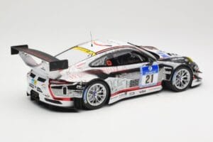 Porsche 911 991.1 GT3 R #21 WTM Racing J. Stursberg / V. Krumbach 24h Nurburgring 2016 Minichamps 1:18 155166021 Diecast — photo 2 of 6