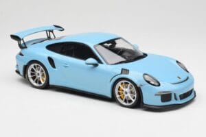 Porsche 911 991.1 GT3 RS Blue Matt Wheels Minichamps 1:18 153066235 Diecast — photo 4 of 6