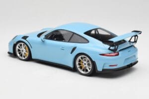 Porsche 911 991.1 GT3 RS Blue Matt Wheels Minichamps 1:18 153066235 Diecast — photo 5 of 6
