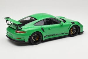 Porsche 911 991.1 GT3 RS Green Black Wheels Minichamps 1:18 153066228 Diecast — photo 2 of 6