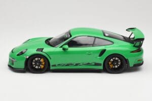 Porsche 911 991.1 GT3 RS Green Black Wheels Minichamps 1:18 153066228 Diecast — photo 3 of 6
