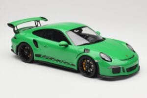 Porsche 911 991.1 GT3 RS Green Black Wheels Minichamps 1:18 153066228 Diecast — photo 4 of 6