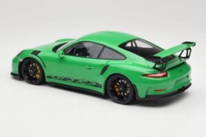 Porsche 911 991.1 GT3 RS Green Black Wheels Minichamps 1:18 153066228 Diecast — photo 5 of 6
