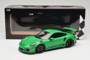 Porsche 911 991.1 GT3 RS Green Black Wheels Minichamps 1:18 153066228 Diecast — photo 6 of 6