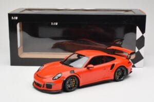 Porsche 911 991.1 GT3 RS Lava Orange Minichamps 1:18 155066220 Diecast — photo 6 of 6