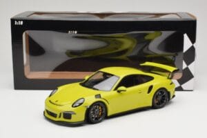 Porsche 911 991.1 GT3 RS Light Green Minichamps 1:18 155066222 Diecast — photo 6 of 6