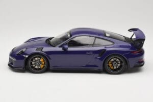 Porsche 911 991.1 GT3 RS Ultraviolet Minichamps 1:18 155066221 Diecast — photo 3 of 6