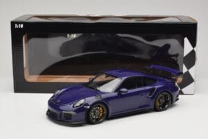 Porsche 911 991.1 GT3 RS Ultraviolet Minichamps 1:18 155066221 Diecast — photo 6 of 6