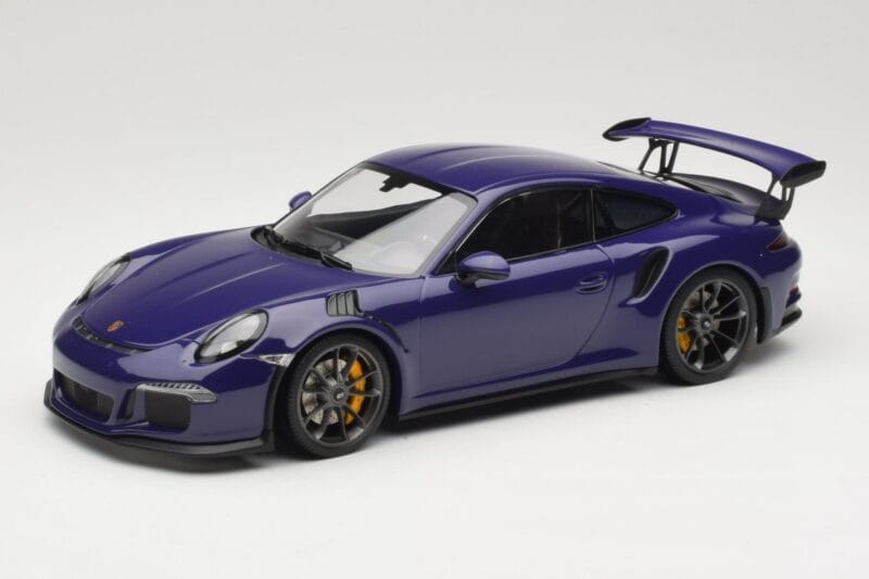 Porsche 911 991.1 GT3 RS Ultraviolet Minichamps 1:18 155066221 Diecast