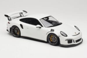 Porsche 911 991.1 GT3 RS White Black Wheels Minichamps 1:18 153066224 Diecast — photo 4 of 6